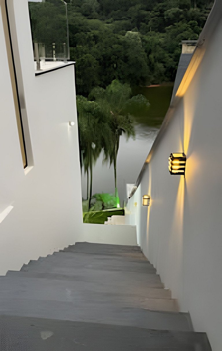 Casa de luxo | Beira do lago | Spa | acesso a água