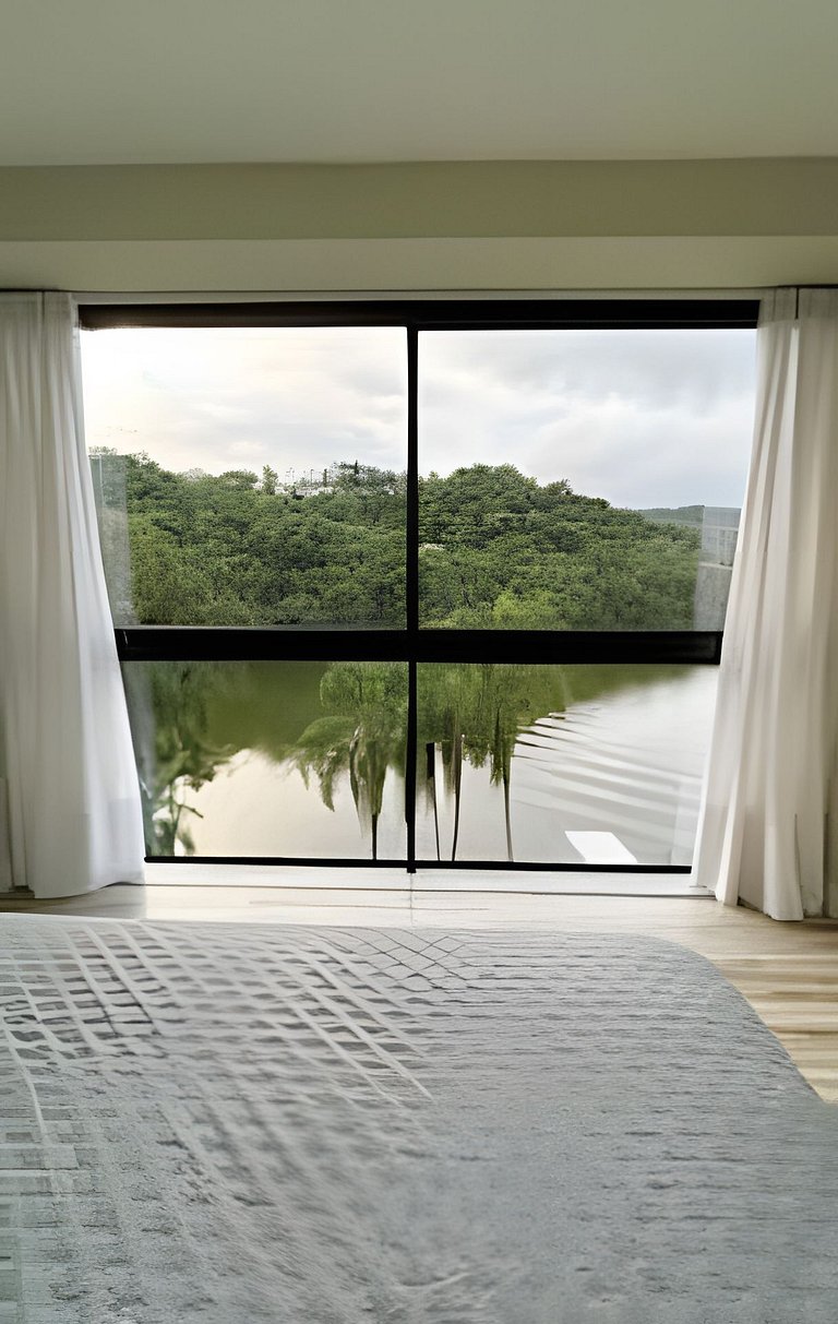 Casa de luxo | Beira do lago | Spa | acesso a água