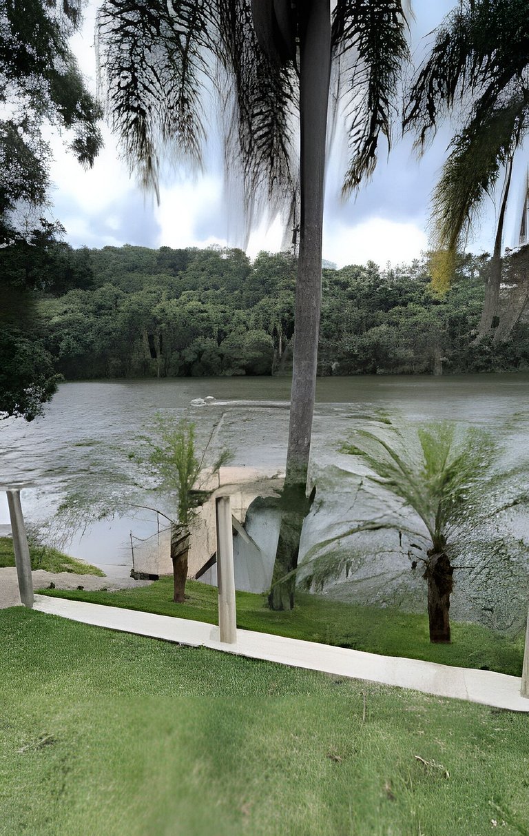 Casa de luxo | Beira do lago | Spa | acesso a água