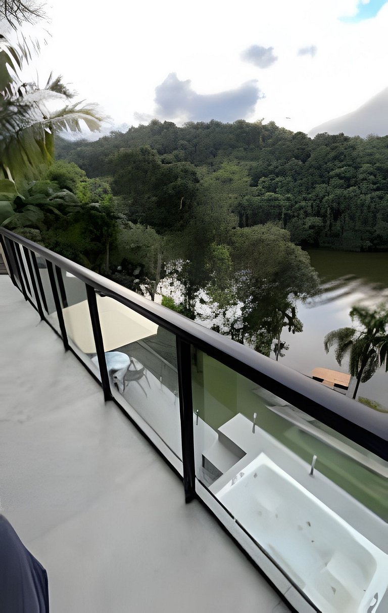 Casa de luxo | Beira do lago | Spa | acesso a água