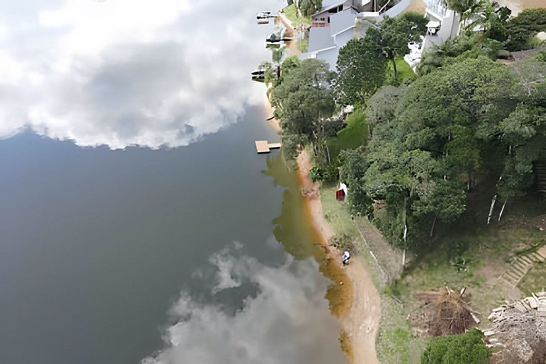 Casa de luxo | Beira do lago | Spa | acesso a água
