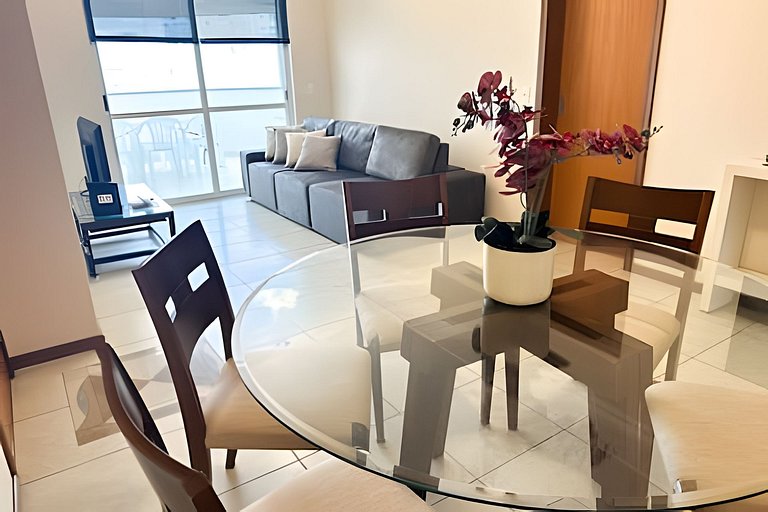 Apt na praia Central | Amplo e Perto do mar em BC