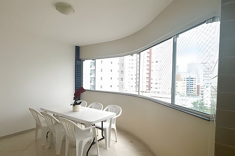 Apt na praia Central | Amplo e Perto do mar em BC