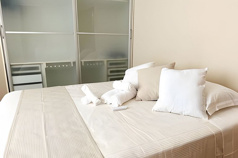 Apt na praia Central | Amplo e Perto do mar em BC