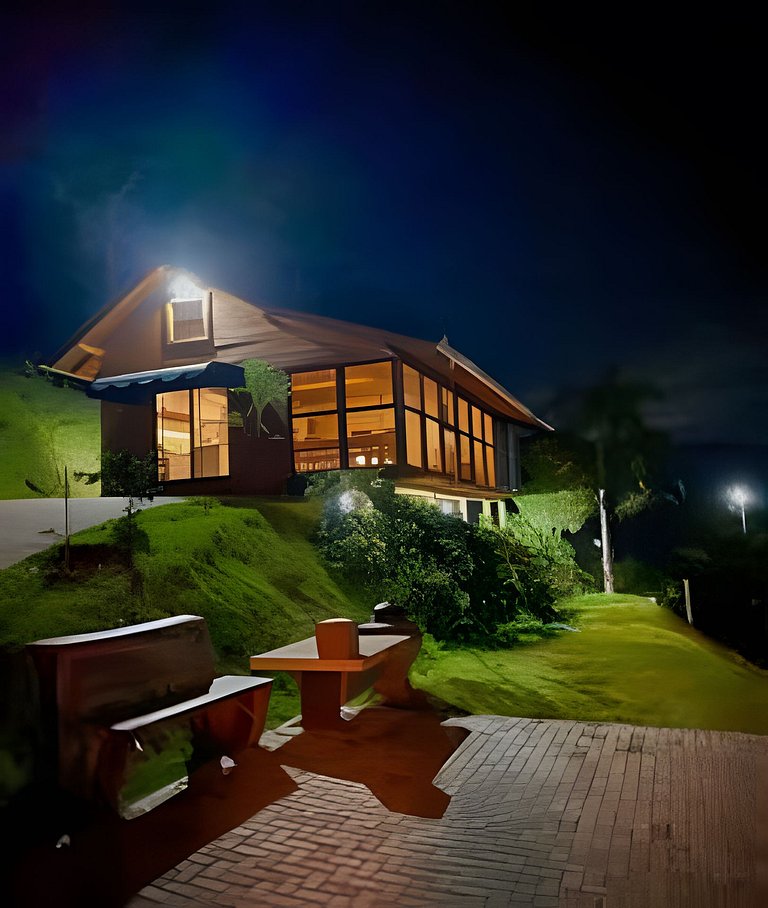 Refúgio Rural | Chalé de Luxo | Jacuzzi e Lareira