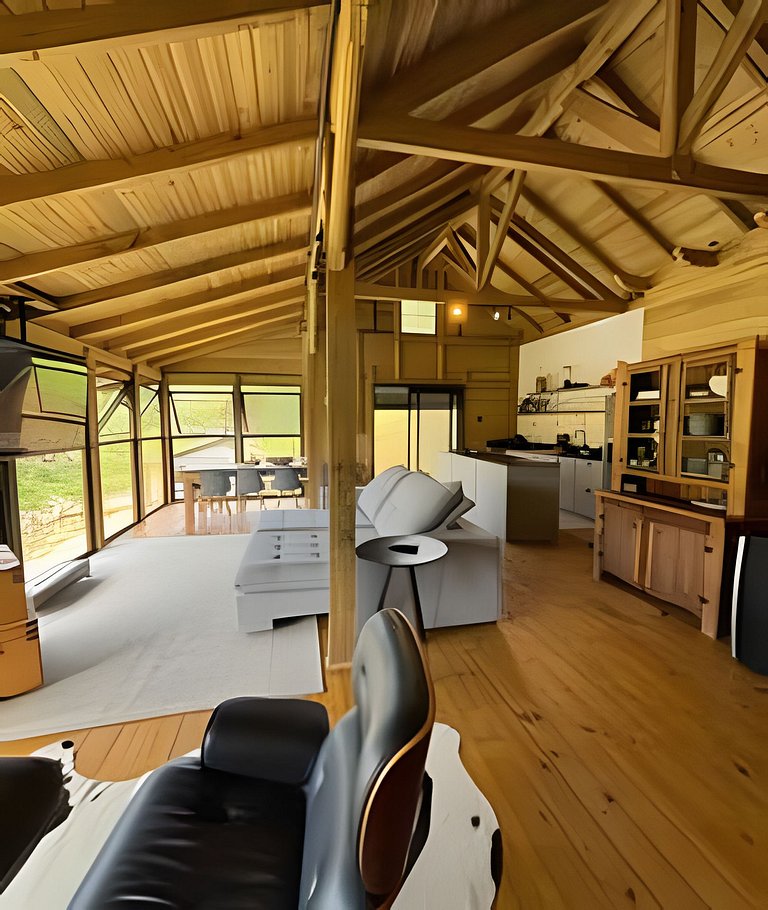 Refúgio Rural | Chalé de Luxo | Jacuzzi e Lareira