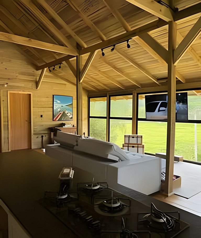 Refúgio Rural | Chalé de Luxo | Jacuzzi e Lareira
