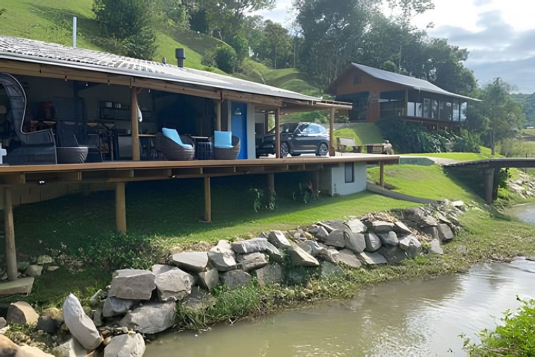 Refúgio Rural | Chalé de Luxo | Jacuzzi e Lareira