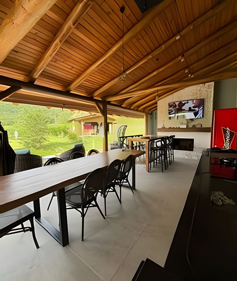 Refúgio Rural | Chalé de Luxo | Jacuzzi e Lareira
