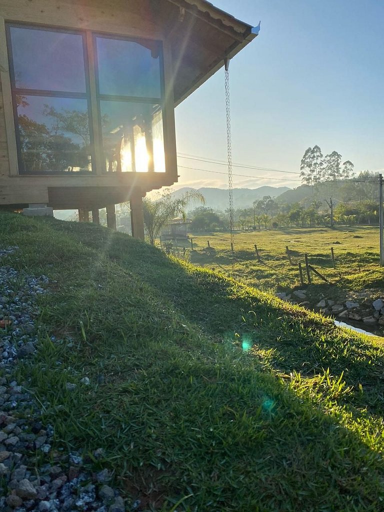 Refúgio Rural | Chalé de Luxo | Jacuzzi e Lareira