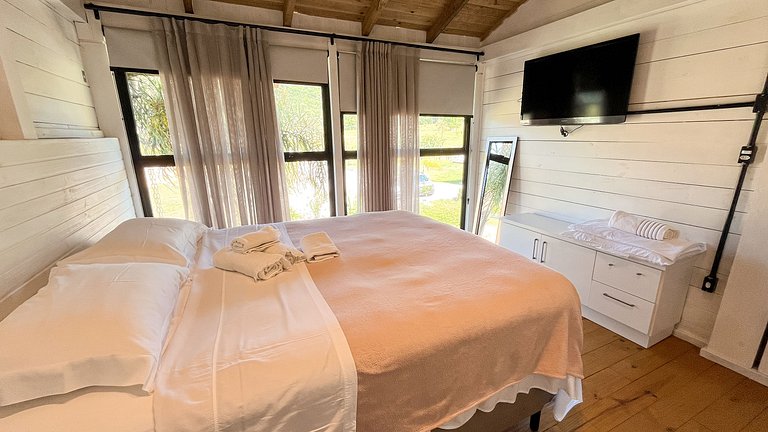 Refúgio Rural | Chalé de Luxo | Jacuzzi e Lareira