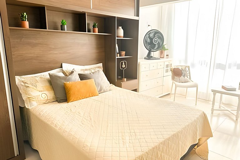 Loft Prático e Aconchegante | Centro de Itajaí |