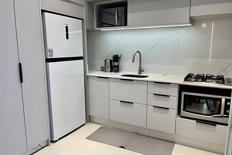 Vista Mar na Praia Central | Apto Novo e Moderno