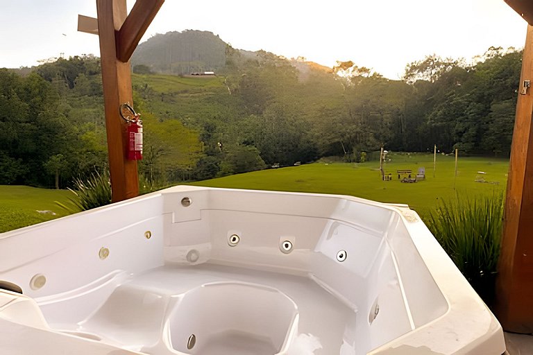 Refúgio Vitória | Cabana de luxo | Jacuzzi