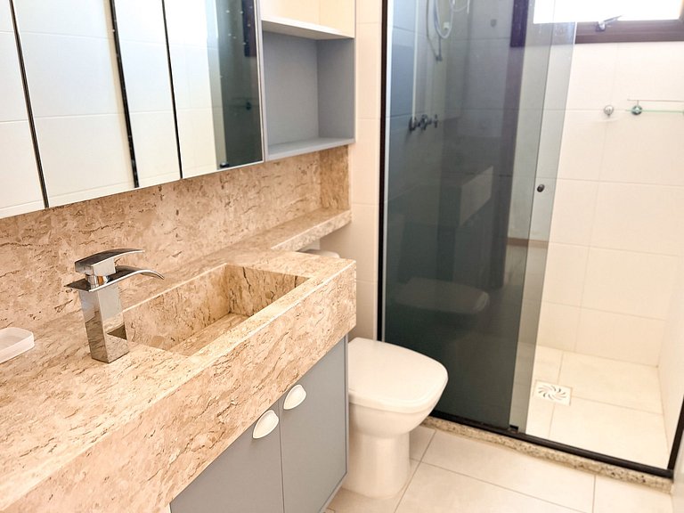 Home Club na Praia | 3 Quartos + 2 Vagas