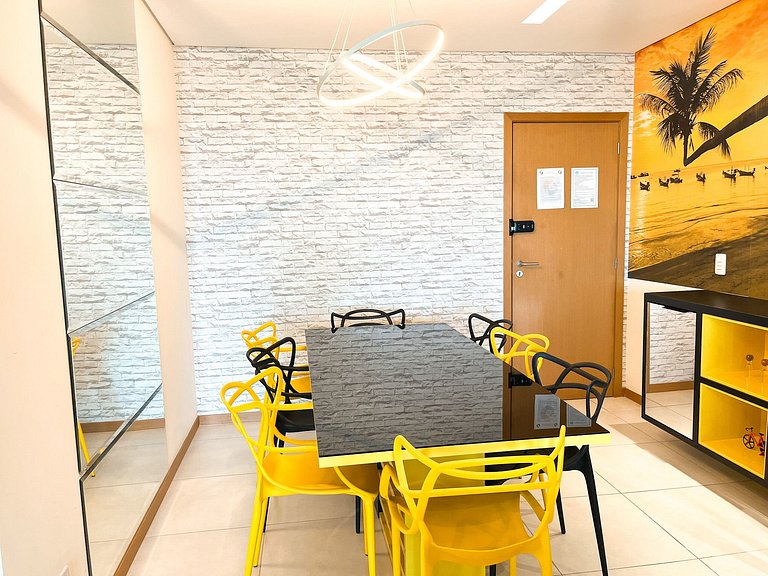 Home Club na Praia | 3 Quartos + 2 Vagas