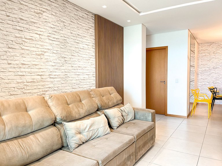 Home Club na Praia | 3 Quartos + 2 Vagas