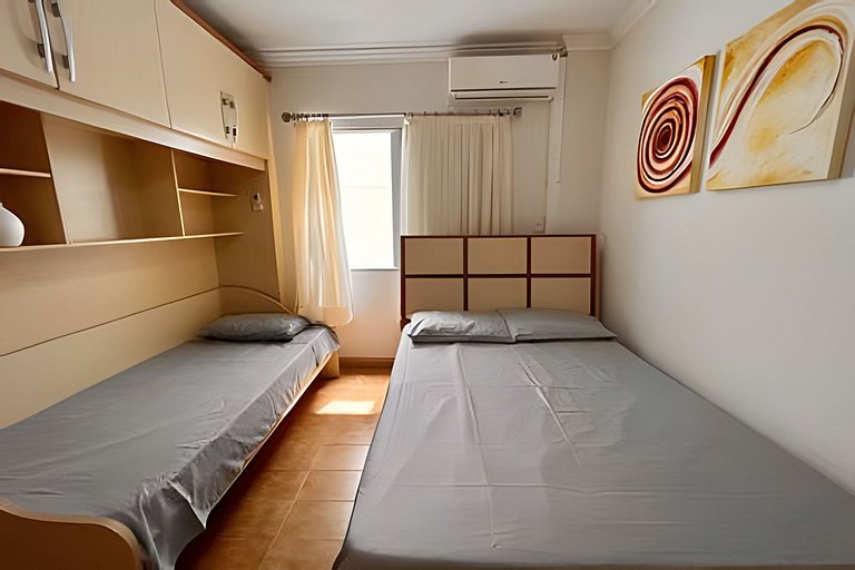 ASA | Apto 3 Quartos | Amplo | Clim. | Quadra Mar