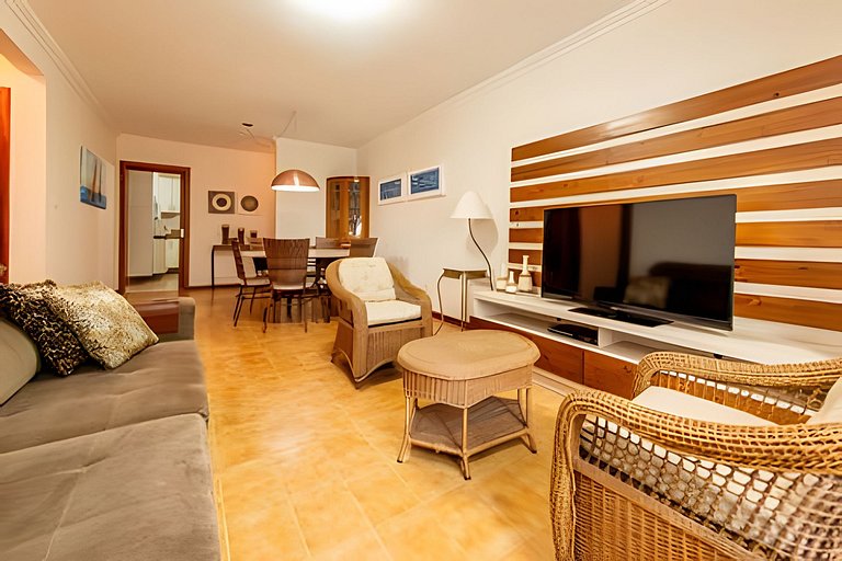 ASA | Apto 3 Quartos | Amplo | Clim. | Quadra Mar