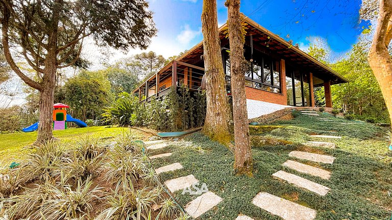 ASA | Encanto do Pinhal | Lareira | Lago | Playg.