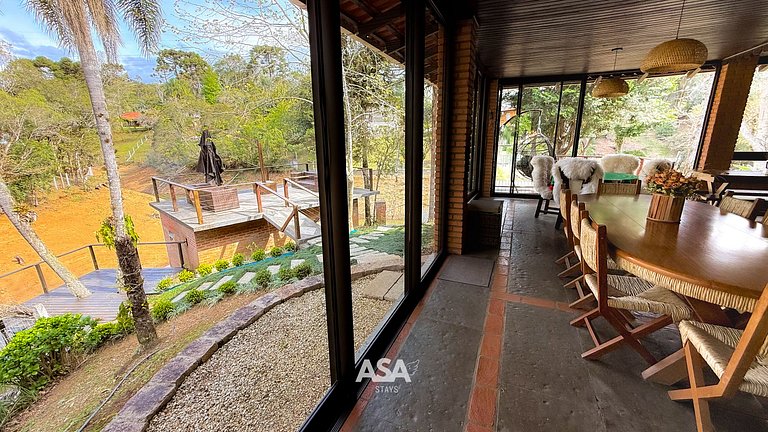 ASA | Encanto do Pinhal | Lareira | Lago | Playg.