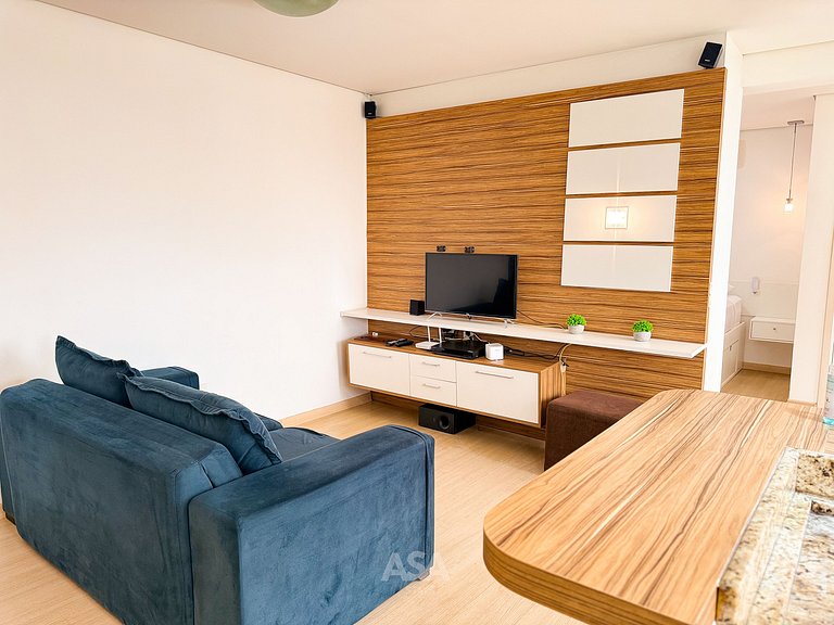 Loft com Piscina em Blumenau, para 4 Hóspedes | ASA