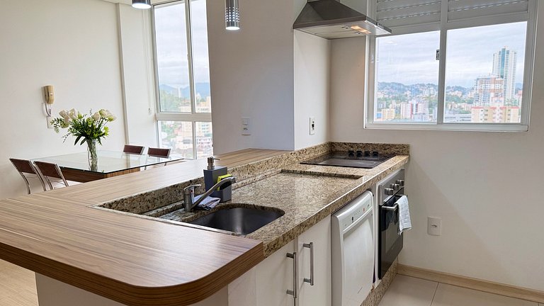Loft com Piscina em Blumenau, para 4 Hóspedes | ASA