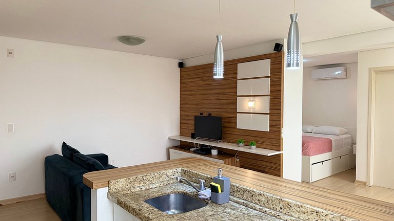 Loft com Piscina em Blumenau, para 4 Hóspedes | ASA