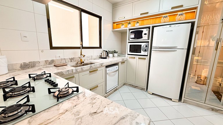 Apto Vista Mar em Balneário Camboriú, 3 Quartos | ASA