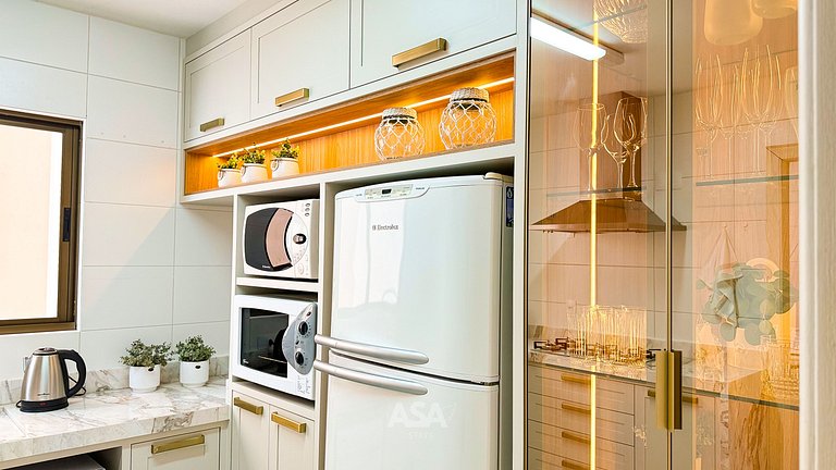 Apto Vista Mar em Balneário Camboriú, 3 Quartos | ASA