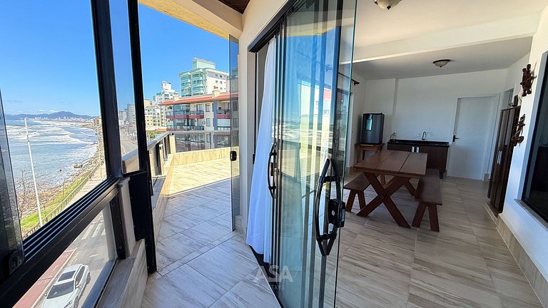 Cobertura Beira-Mar em Navegantes, Vista 180° | ASA