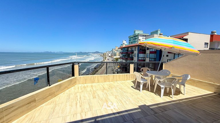 ASA | Cobertura Beira mar | Vista 180° | 4QT | 2V