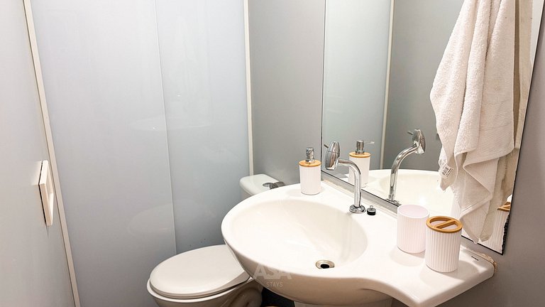 ASA | Casa Cabeçudas | 1Q + Mezanino | 20MT praia