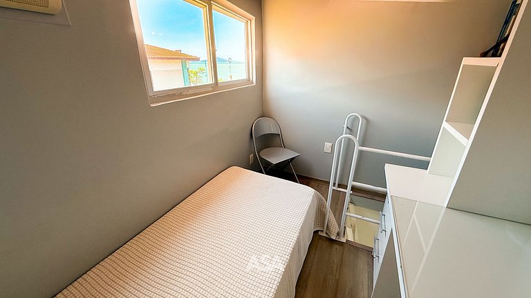 ASA | Casa Cabeçudas | 1Q + Mezanino | 20MT praia