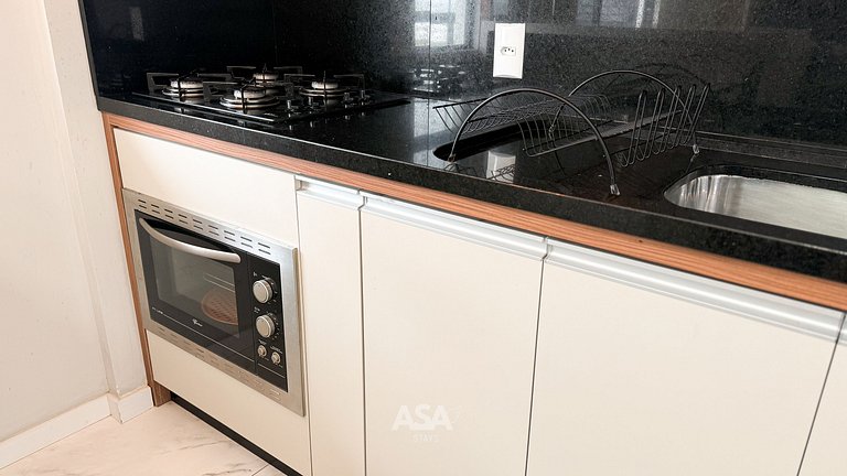 ASA | Pé na Areia | Frente-Mar Meia Praia | 2 Qtos