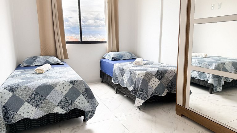 ASA | Pé na Areia | Frente-Mar Meia Praia | 2 Qtos