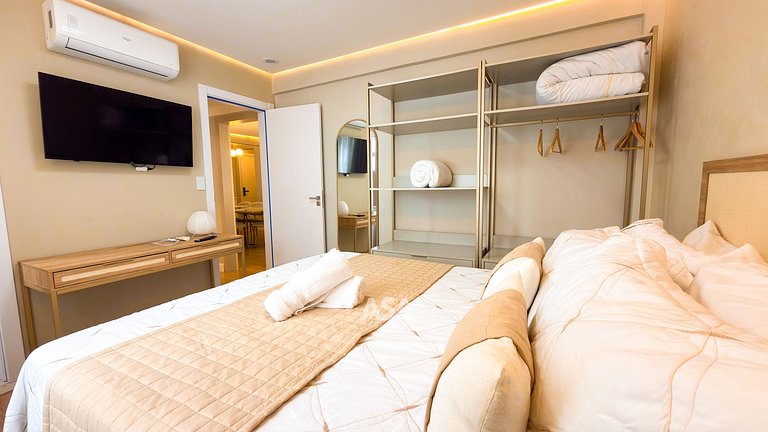 ASA | 2 Suítes | Pé na areia | Vista mar | BC