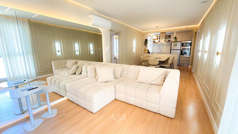 ASA | 2 Suítes | Pé na areia | Vista mar | BC