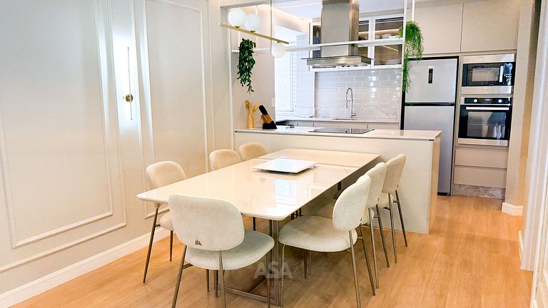 ASA | 2 Suítes | Pé na areia | Vista mar | BC