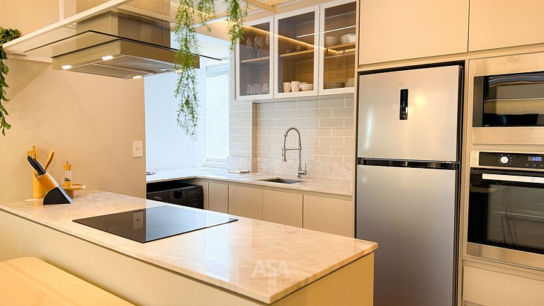 ASA | 2 Suítes | Pé na areia | Vista mar | BC