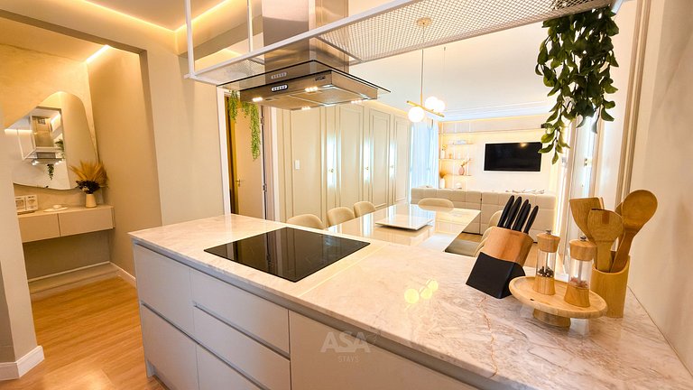 ASA | 2 Suítes | Pé na areia | Vista mar | BC