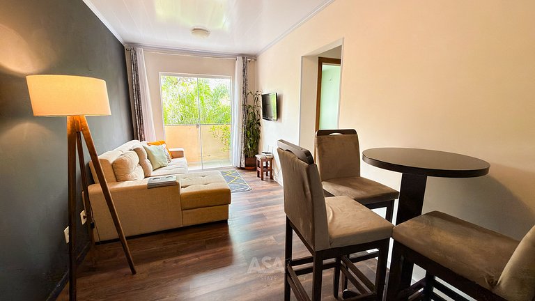 ASA | Apto Confortável Indaial | 2 QT | Garagem