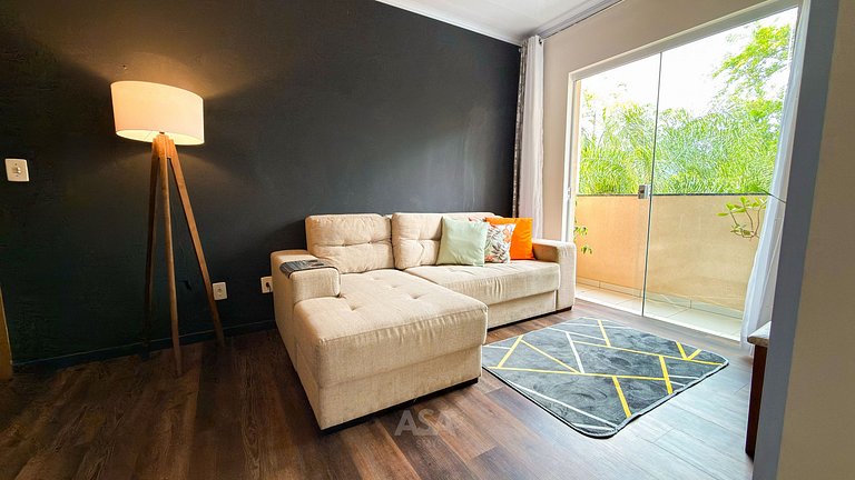 ASA | Apto Confortável Indaial | 2 QT | Garagem