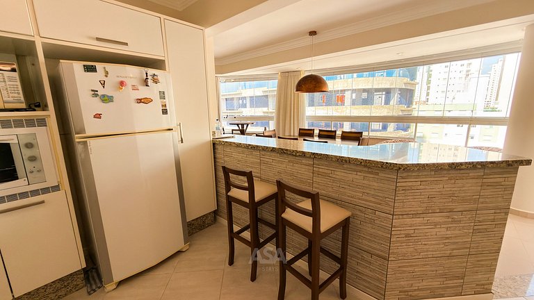 ASA | Apto Amplo e Confortável | 4 Vagas | BC