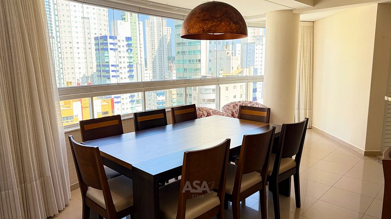 ASA | Apto Amplo e Confortável | 4 Vagas | BC