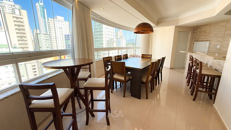 ASA | Apto Amplo e Confortável | 4 Vagas | BC