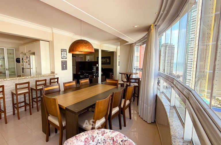 ASA | Apto Amplo e Confortável | 4 Vagas | BC