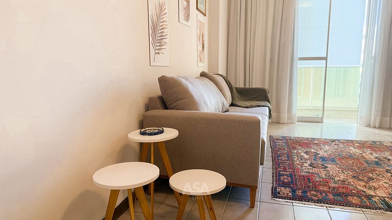 ASA | Apto Central | 2 QT | Climatizado | BC