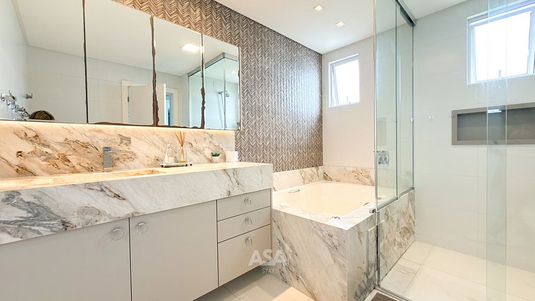 ASA | Cobertura Luxo | 2QT | Meia Praia | Hidro