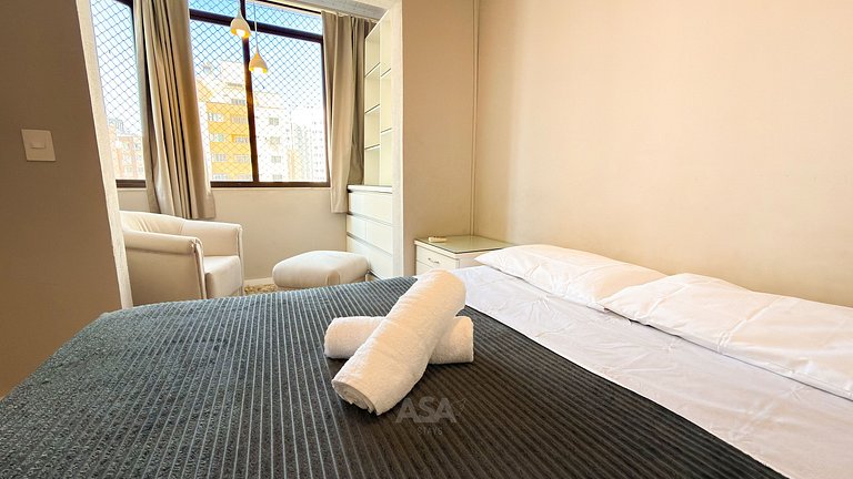 ASA | 3QT Reno | Suíte | Ar Cond. | Centro BC